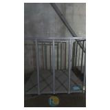 Heavy Duty Steel Platform Cart / Textile Doffing Truck 6ft x 6ft Steel Cart