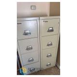 Turtle 4-Drawer Fire-Resistant Filing Cabinets, UL 1-Hour Rated, Key Lock, Steel, Beige
