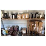 Granite and Marble Cemetery Vases – Urn and Square Styles, Multiple Colors, Assorted Sizes
