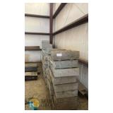 Granite Curbstones, Gray, 48"x8"x8", Approx. 60 Pieces, Lot 121, Split Face