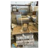Bulk Lot Granite Stone Blocks, Split-Face & Sawn, Mixed Colors, Lot 147, Approx. 42x18x7 in