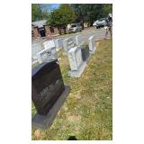 Granite Cemetery Headstones – 3FT x3FT Upright Grave Markers, Multiple Sizes & Designs, Customizable