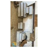 Lot 177: 12+ Granite Monument & Headstone Blanks, Variety of Shapes & Sizes, Gray & Black Granite