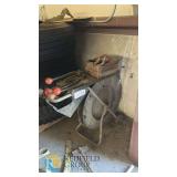 Manual Rebar Bender/Cutter with 4 Cable Pullers, Shackles, Rolling Stand, Lot 710