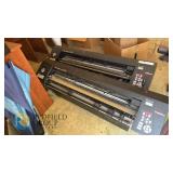 Allen Datagraph GTS-36 36" Vinyl Cutter Plotters with Stands – Lot of 2, Accessories Included