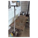 Heavy Duty Steel Industrial Platform Cart – 72" x 30" – 4,000 lb Capacity – T-Handle – Lot 309