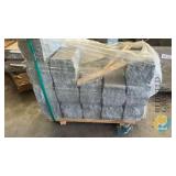 Skyline Granite Footstones, Pyramid Blue, Polished Top, 18"x4"x6", 21 pcs, Lot 124, Blank