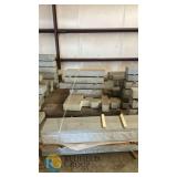 Pyramid Blue Granite Architectural Base Block, 60"x12"x8", Steeled Finish, Conway Development