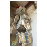 Granite Blocks & Urns Lot, Vigoro Marble Chips 0.5 cu ft, Approx 1,100 lbs, Lot 176