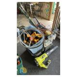 Ryobi 40V Whisper Series Blower & DeWalt Cordless Tool Lot w/ Drills, Saws, Chargers, Cords