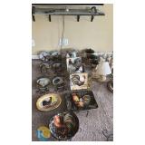 Certified International Gilded Rooster 15-Piece Kitchenware & Decor Set