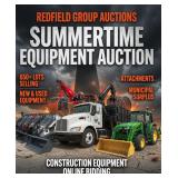 Summertime Equipment Auction - New & Used Equipment & Attachments