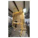 Metaltech I-CISC Mobile Scaffolding Tower, 6' Baker, 1,100 lb Capacity