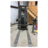 19851 Hours. Yale GLCO30CENUAE082 LPG Forklift, 3,000 lb Capacity, 189' Lift Height
