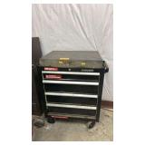 Husky 5-Drawer Rolling Tool Cabinet with 18' x 24' x 4' Granite Surface Plate and Pin Gage Sets