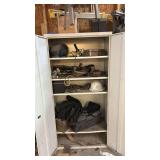 Welding Cabinet, Pipe Threader Kit, DeWalt Grinder, Welding Helmets, Safety PPE, Tools & Steel Cabinet Lot