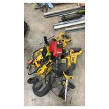 Assorted DeWalt, Bauer, and Ryobi Power Tool Lot – 8+ Tools with Chargers