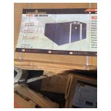 2026 LandHonor LHR-MS0810 8ft x 10ft Galvanized Apex Roof Metal Shed – NEW!