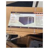 2026 LandHonor LHR-MS0810 8ft x 10ft Galvanized Apex Roof Metal Shed – NEW!