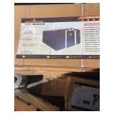 2026 LandHonor LHR-MS0810 8ft x 10ft Galvanized Apex Roof Metal Shed – NEW!