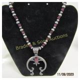 NATIVE AMERICAN STERLING SILVER AND SPINY