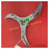 CONTEMPORARY 3 BLADED NINJA STYLE KNIFE