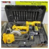 GROUP OF ASSTD DEWALT BATTERY OPERATED