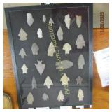 GROUP OF 25 NATIVE AMERICAN POINTS FOUND IN