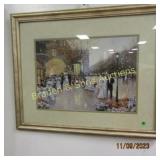 FRAMED 14" X 20" PRINT BY JOSE