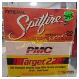 GROUP OF 1000 ROUNDS CAL 22 LR AMMO