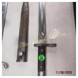VINTAGE TURKISH BAYONETTE WITH SHEATH