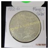 US 1882-P MORGAN SILVER DOLLAR