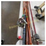 GROUP OF ASSTD FISHING POLES