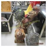 GROUP OF 4 CHICKENS