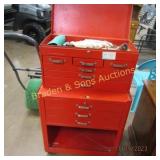 USED 9 DRAWER ROLL AROUND TOOL BOX