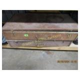 GROUP OF 2 METAL STORAGE CONTAINERS AND