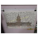 UNFRAMED CAPITOL OF TEXAS PRINT (RICK PERRY YEARS)
