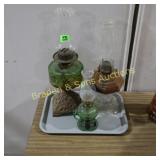 GROUP OF 3 ANTIQUE LANTERNS.