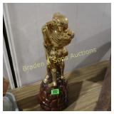 HAND PAINTED 21" STATUE BY JACK D MARTIN,