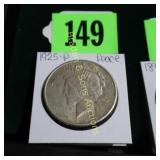 US 1925-P PEACE SILVER DOLLAR.
