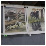 GROUP OF 4 20" X 18" NATIVE AMERICAN PRINTS.