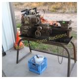 USED JET METAL LATHE IN WORKING ORDER.