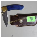 NEW DAMASCUS STEEL FOLDING POCKET KNIFE WITH
