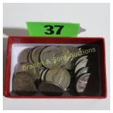 GROUP OF 16 JEFFERSON NICKELS, 1905 V NICKEL