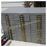 22" TALL X 34" WIDE X 14" DEEP STORAGE CABINET.