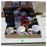BOX OF ASSTD MUGS ETC.