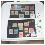 GROUP OF ASSTD AUSTRIAN STAMPS CIRCA 1920