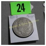 US 1889-O MORGAN SILVER DOLLAR.
