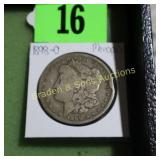 US 1898-O MORGAN SILVER DOLLAR.