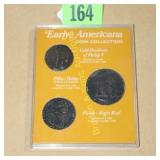 GROUP OF 3 EARLY AMERICAN REPLICA COINS IN